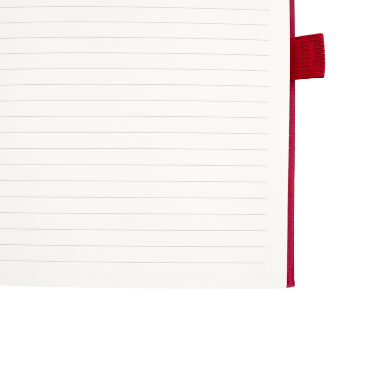 Dalu x Wadha Al-Athba Leather Notebook A5 Lined (Burgundy)