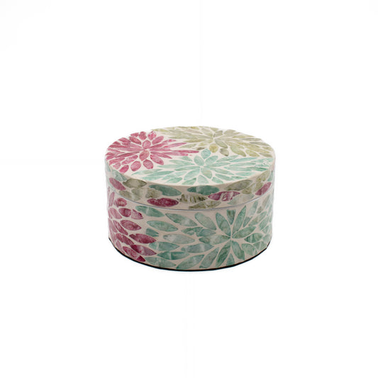 Mother of Pearl Round Box Trio (M)