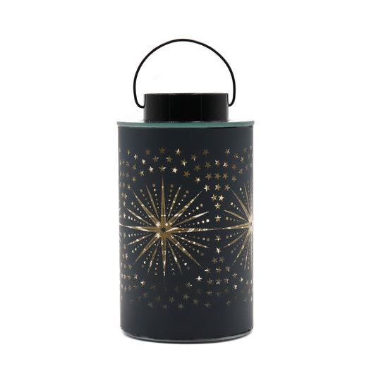 Lantern with Handle Blue