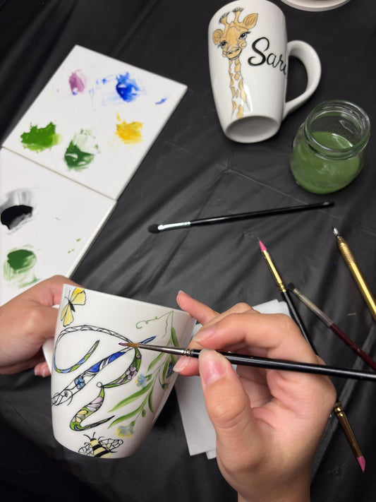 Porcelain Painting Workshop by Rasha (08/07/2025, 4:00PM - 7:00PM)