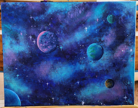 Acrylic Galaxy Painting Workshop by Paintingdiary2k (05/09/2025, 4:00 PM – 6:00 PM)