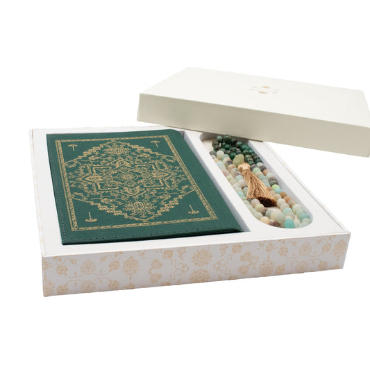 Quran and Tasbih Set Green Souq Remix