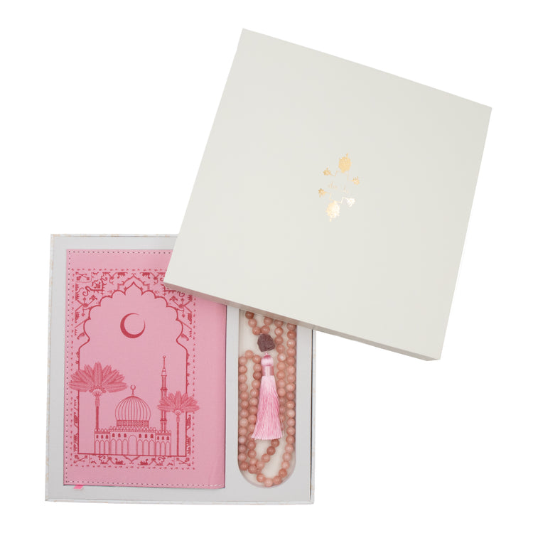 Quran and Tasbih Set Pink Souq Remix