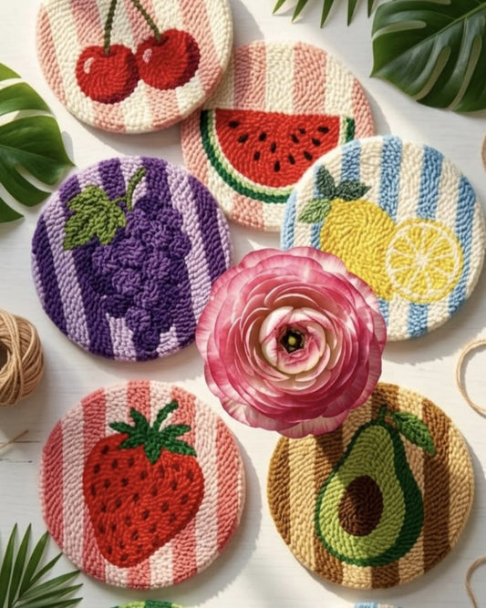 Punch Needle Coaster Making Workshop by Rida (14/08/2026, 5:00 PM – 6:30 PM)